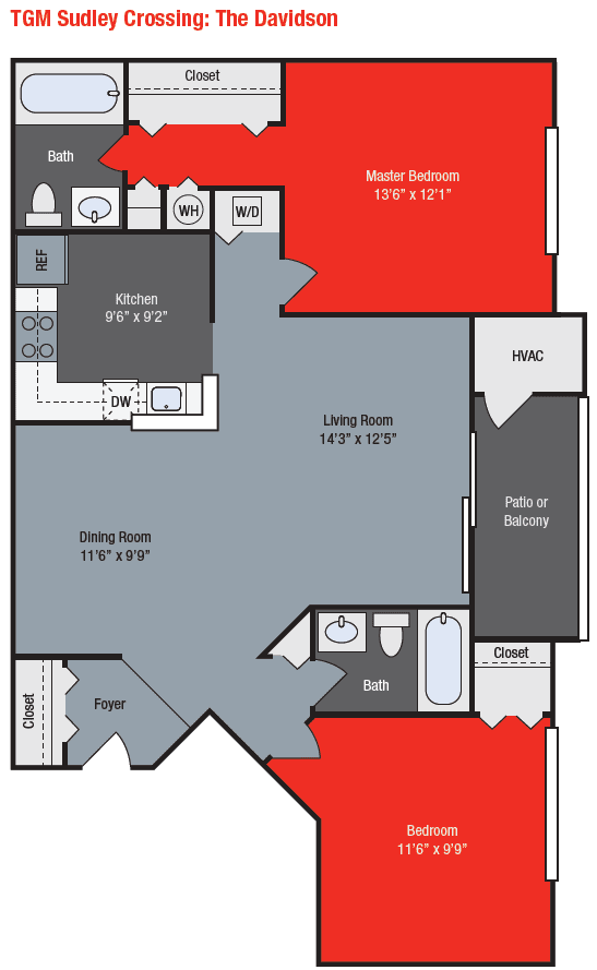 Apartments For Rent TGM Sudley Crossing - Davidson