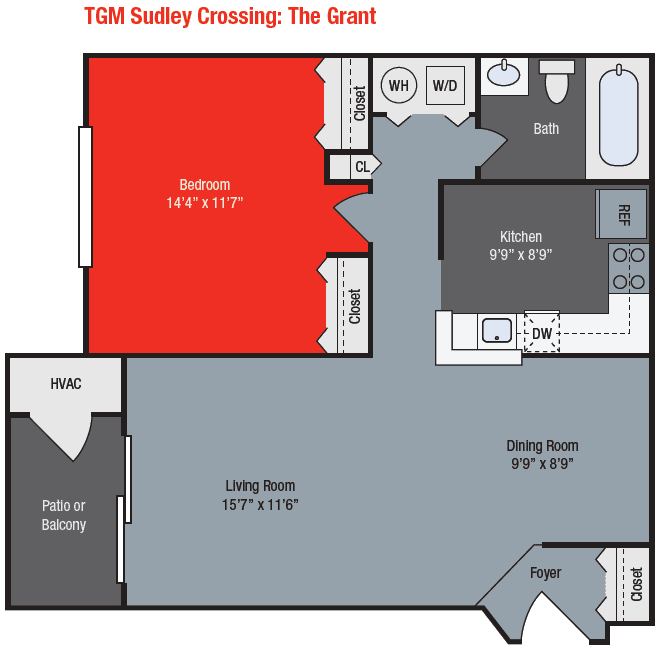 Apartments For Rent TGM Sudley Crossing - Grant