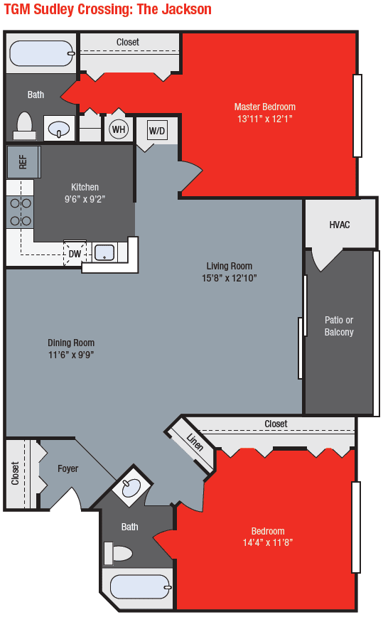 Apartments For Rent TGM Sudley Crossing - Jackson
