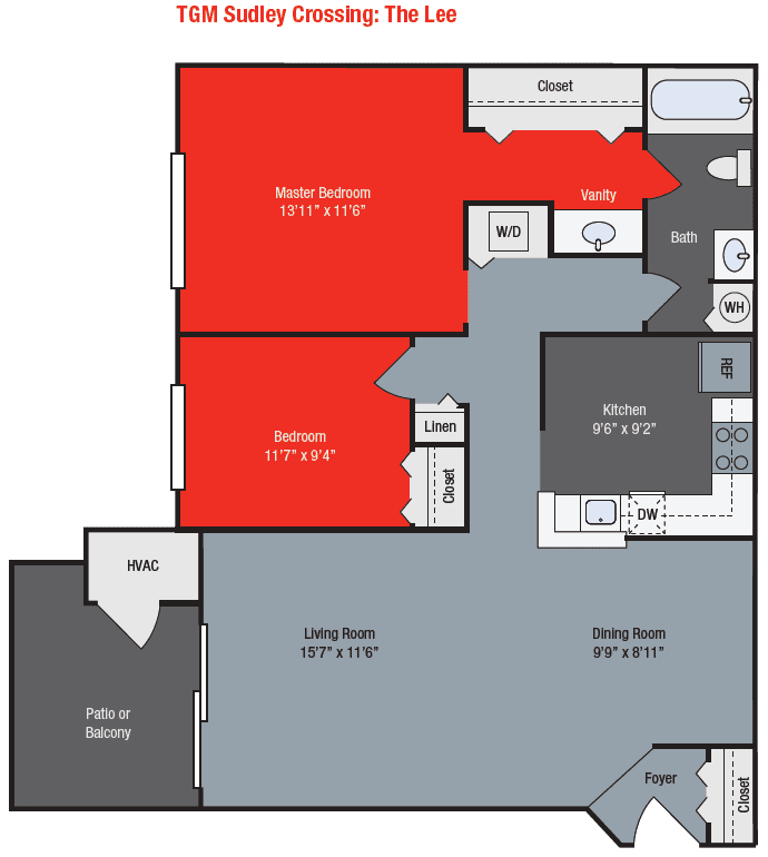 Apartments For Rent TGM Sudley Crossing - Lee