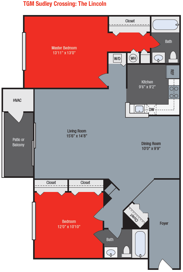 Apartments For Rent TGM Sudley Crossing - Lincoln